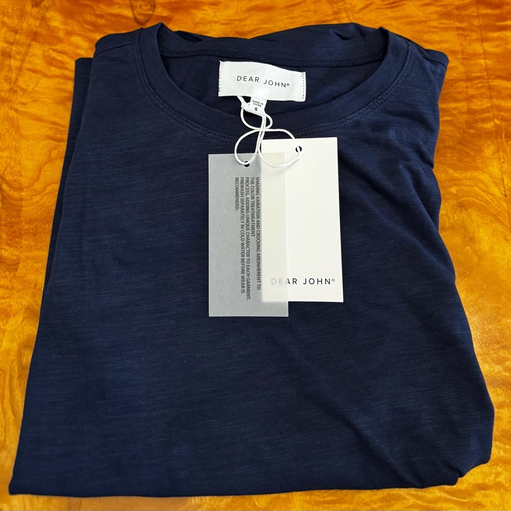 Dear John Navy Puff Sleeve Tee - Picture 5 of 11
